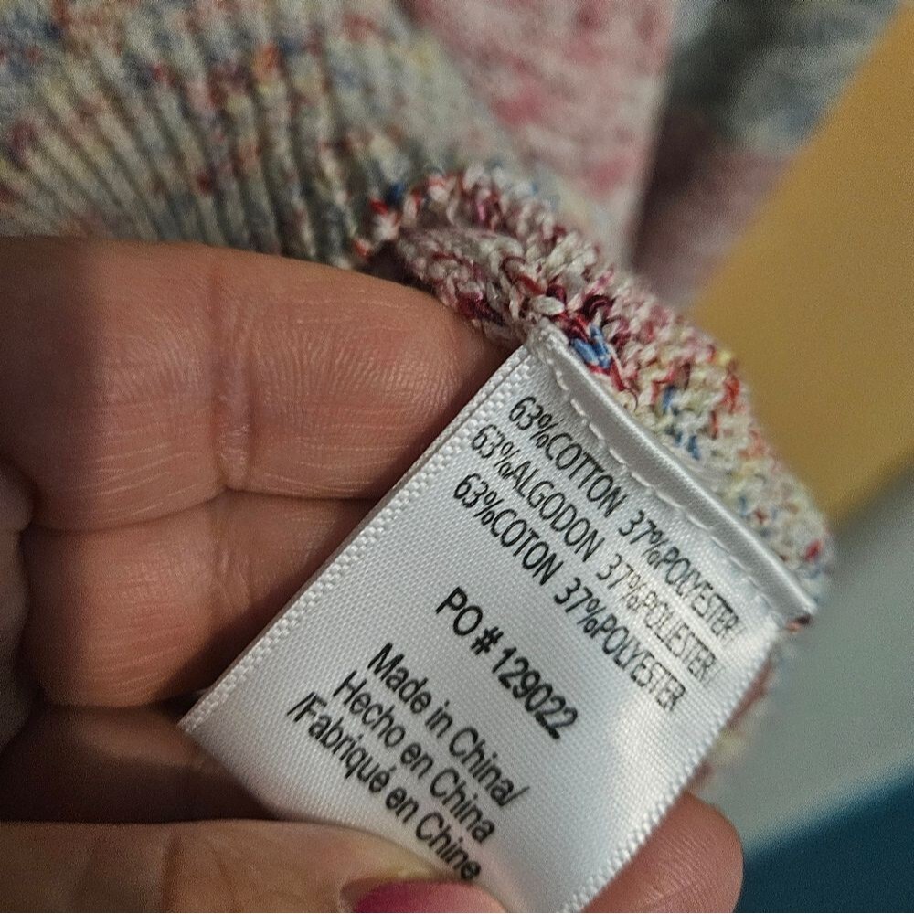 Modcloth Multi Color V-Neck Sweater - Picture 6 of 7